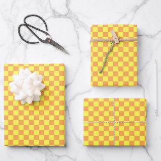 Classic Orange, Yellow Plaid   Sheets