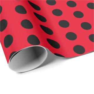 Classic Polka Dot Red and Black