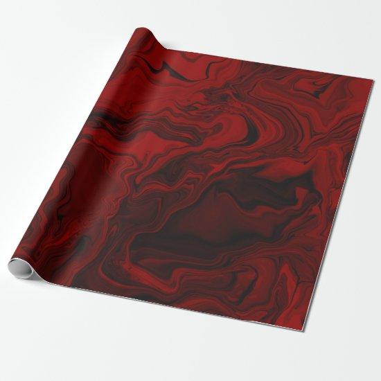 Classic Red and Black Marble