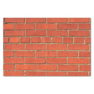 Classic Red Brick Wall  Tissue Paper