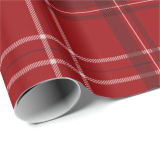 Classic red holiday plaid