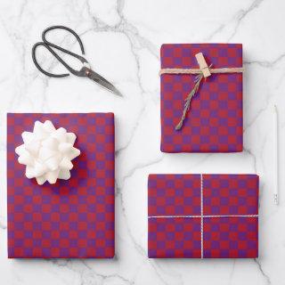 Classic Red, Purple Plaid   Sheets