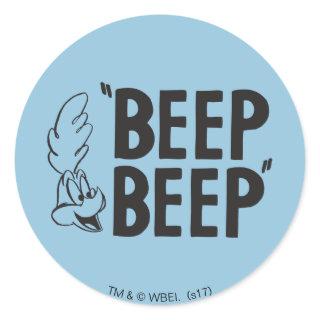 Classic ROAD RUNNER™ BEEP BEEP!™ Classic Round Sticker