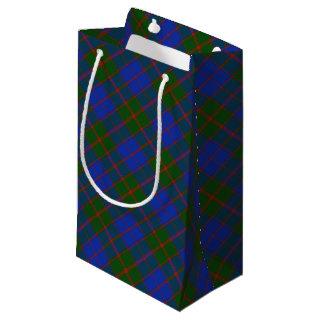 Classic Scottish Clan Tartan Plaid Patterned Small Gift Bag