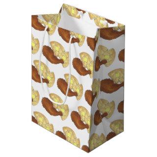 Classic Soul Food Fried Chicken and Waffles Diner Medium Gift Bag