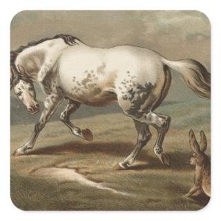 Classic The Ballad of the Lost Hare Square Sticker