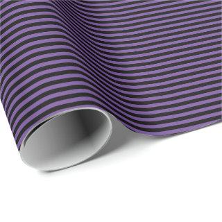 Classic Thin Purple and Black Striped