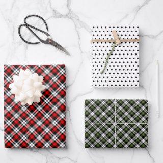 Classic Traditional Red Green Black White Gingham  Sheets