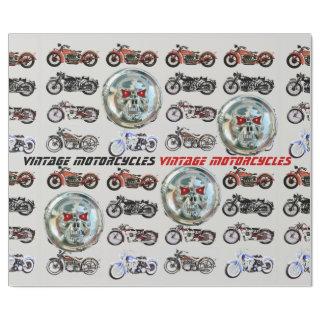 CLASSIC VINTAGE MOTORCYCLES AND METAL SKULLS