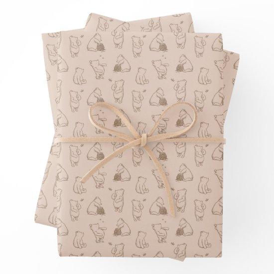 Classic Winnie the Pooh Pattern  Sheets