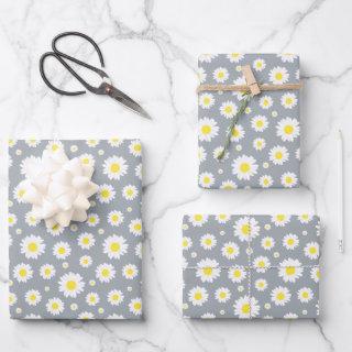 Classic Yellow and White Daisy Flower Pattern  Sheets