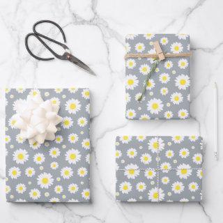 Classic Yellow and White Daisy Flower Pattern  Sheets