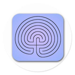 Classical Labyrinth Classic Round Sticker
