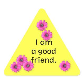 Classroom Behavior Management  triangle sticker