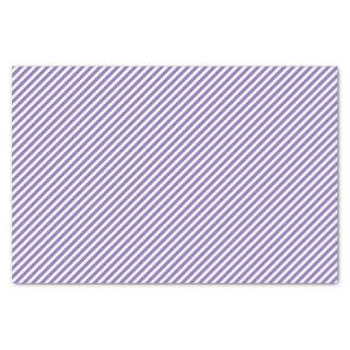Classy Chic Lavender Violet White Stripes Pattern Tissue Paper