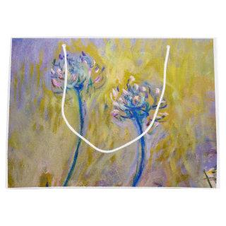 Claude Monet - Agapanthus Large Gift Bag