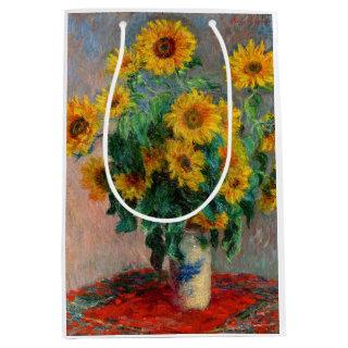 Claude Monet - Bouquet of Sunflowers Medium Gift Bag