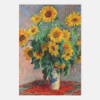 Claude Monet - Bouquet of Sunflowers  Sheets