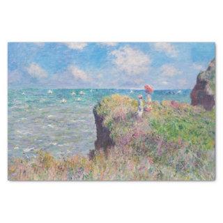 Claude Monet - Cliff Walk at Pourville Tissue Paper