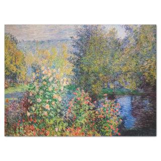 Claude Monet - Corner of the Garden at Montgeron Tissue Paper