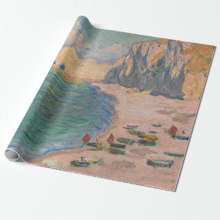 Claude Monet - Etretat: Beach and Falaise d'Amont