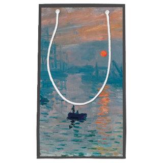 Claude Monet Impression Sunrise French Small Gift Bag