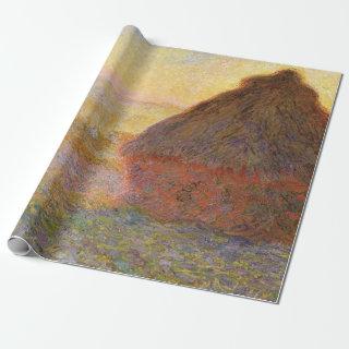 Claude Monet Impressionist Painting Graystaks I