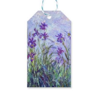 Claude Monet - Lilac Irises / Iris Mauves Gift Tags