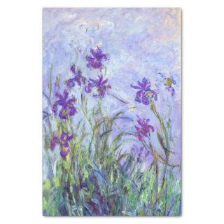 Claude Monet - Lilac Irises / Iris Mauves Tissue Paper