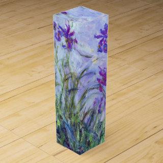 Claude Monet - Lilac Irises / Iris Mauves Wine Box