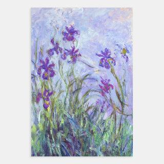 Claude Monet - Lilac Irises / Iris Mauves  Sheets
