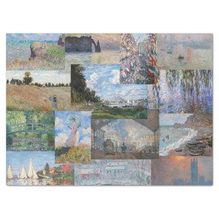Claude Monet - Masterpieces Patchwork Tissue Paper