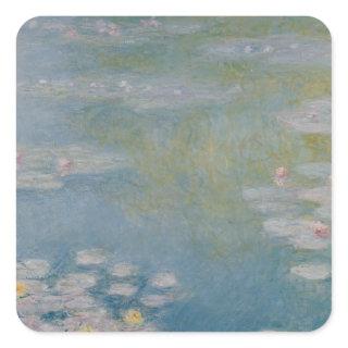 Claude Monet | Nympheas at Giverny, 1908 Square Sticker