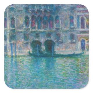 Claude Monet - Palazzo da Mula Square Sticker