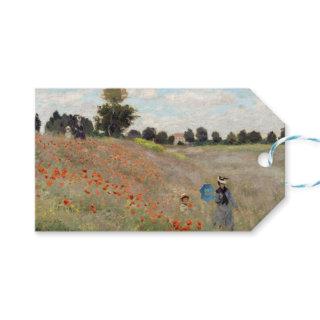 Claude Monet - Poppy Field Gift Tags