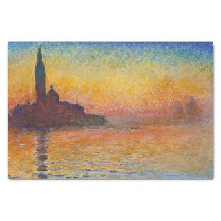 Claude Monet - San Giorgio Maggiore at Dusk Tissue Paper