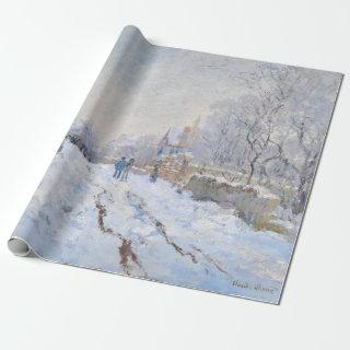 Claude Monet - Snow Scene at Argenteuil