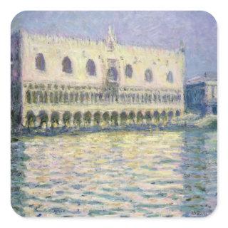 Claude Monet | The Ducal Palace, Venice, 1908 Square Sticker