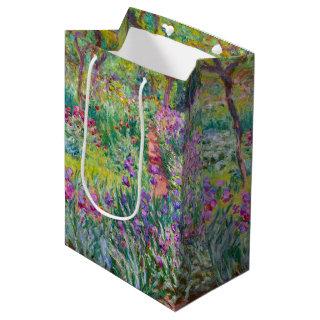 Claude Monet - The Iris Garden at Giverny Medium Gift Bag