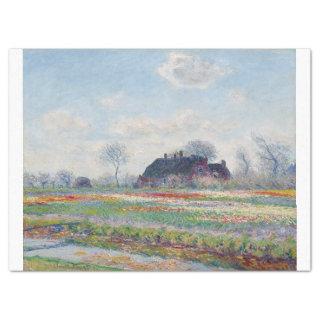 Claude Monet | Tulip Fields at Sassenheim (1886) Tissue Paper