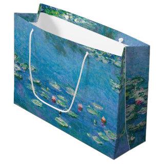 Claude Monet - Water Lilies 1906 Large Gift Bag