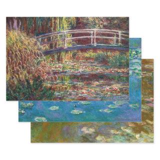 Claude Monet - Water Lilies Masterpieces Selection  Sheets
