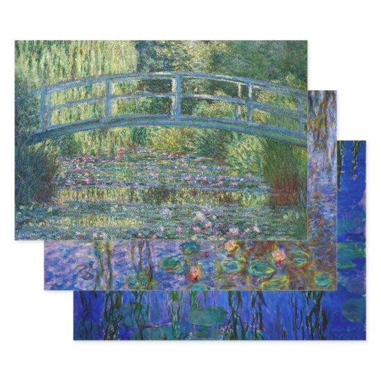 Claude Monet - Water Lilies Masterpieces Selection  Sheets