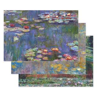 Claude Monet, Water Lily Pond  Sheets