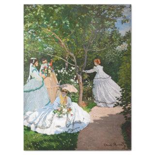 Claude Monet - Women in the Garden Tissue Paper