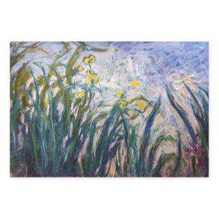 Claude Monet - Yellow and Purple Irises  Sheets