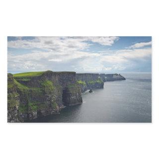 Cliffs of Moher in Ireland rectangular sticker