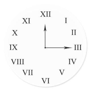 Clock Sticker