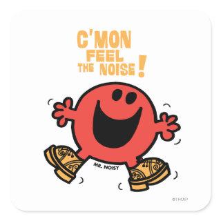 Clog Dancing Mr. Noisy Square Sticker
