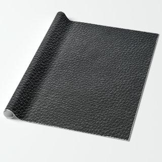 Close up of black leather texture and backgroundle